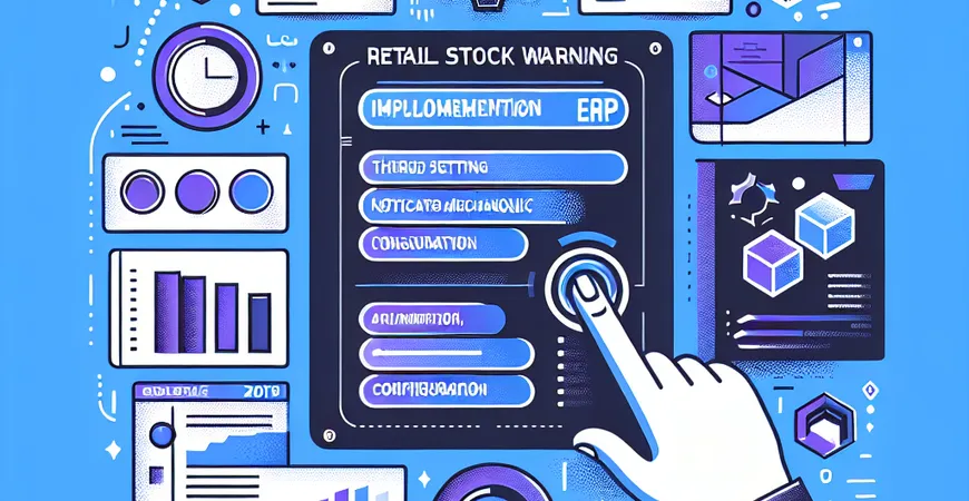 零售库存预警 ERP 实施：阈值设置与通知机制配置